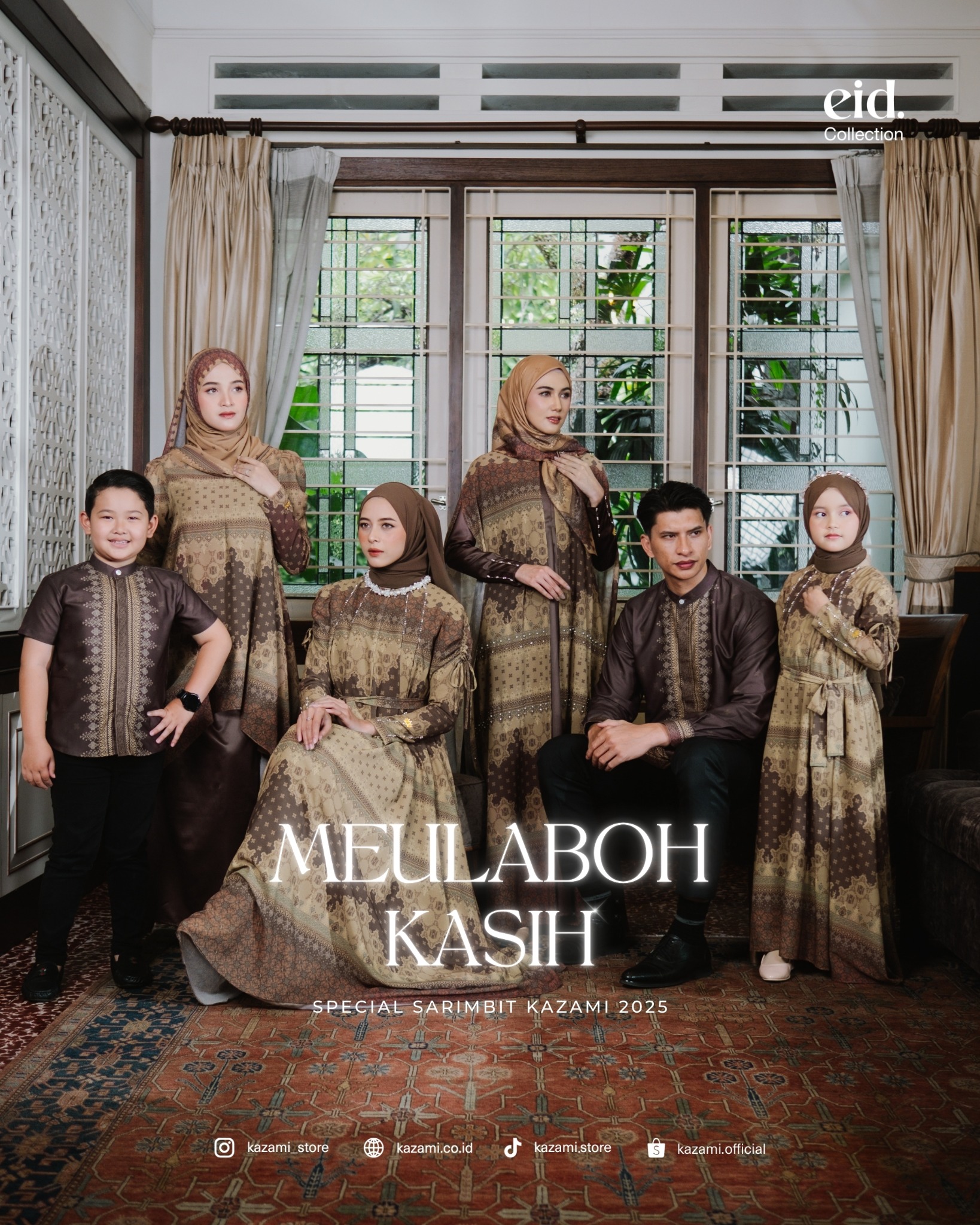 Kazami - Dress / Gamis Meulaboh Kasih Style 1 Set Inner Outer