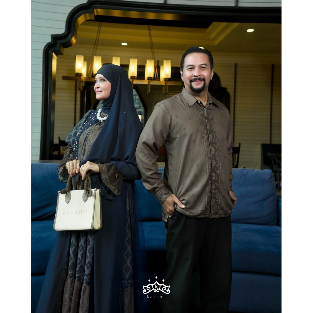 Kazami - Koko Dewasa Sarimbit Bahtera Cinta Lengan / Tangan Panjang Free Sarung