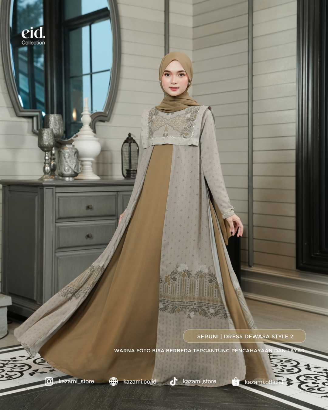 Kazami - Selaras Lembayung Dress Dewasa Style 2