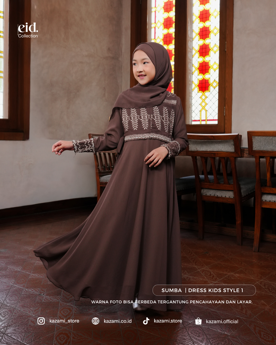 Kazami - Rona Timur Dress Anak Style 1