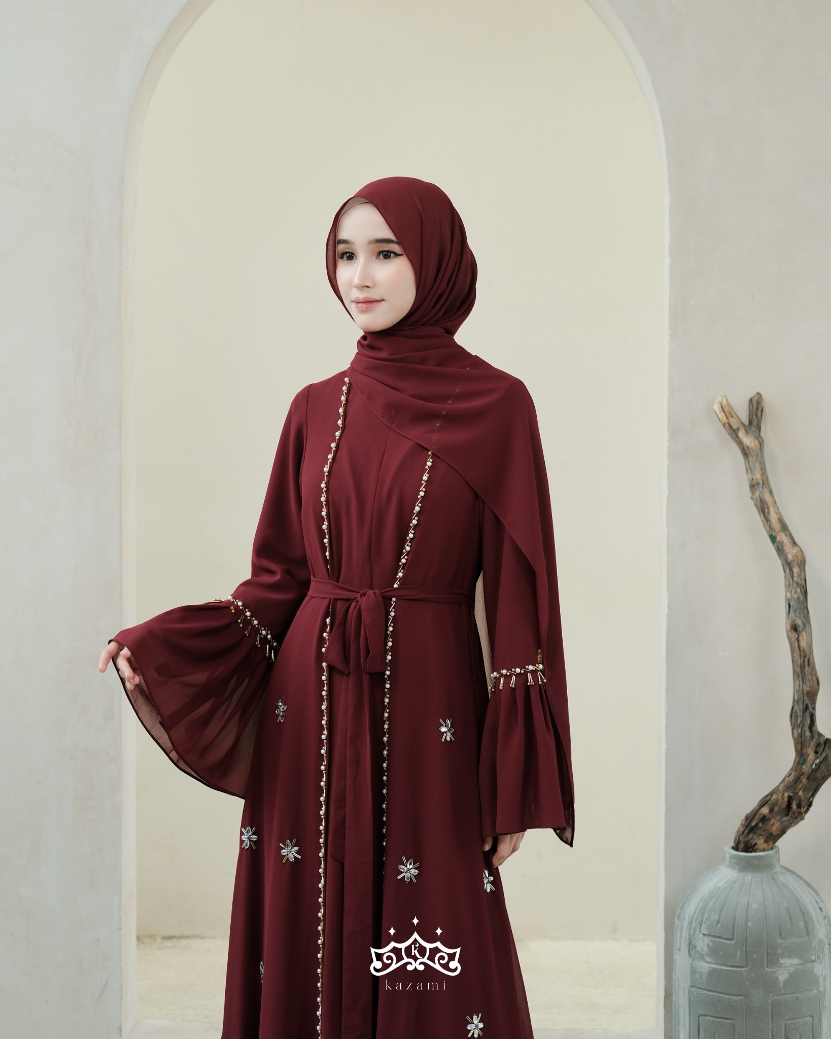 Kazami - Dress Ulyya Abaya Special New Color Set Pashmina