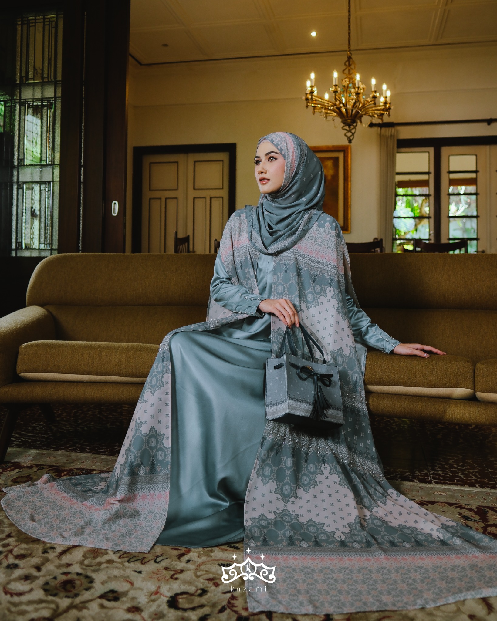 Kazami - Dress / Gamis Meulaboh Kasih Style 1 Set Inner Outer