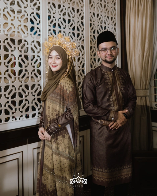 Image of Kazami - Dress / Gamis Meulaboh Kasih Style 1 Set Inner Outer