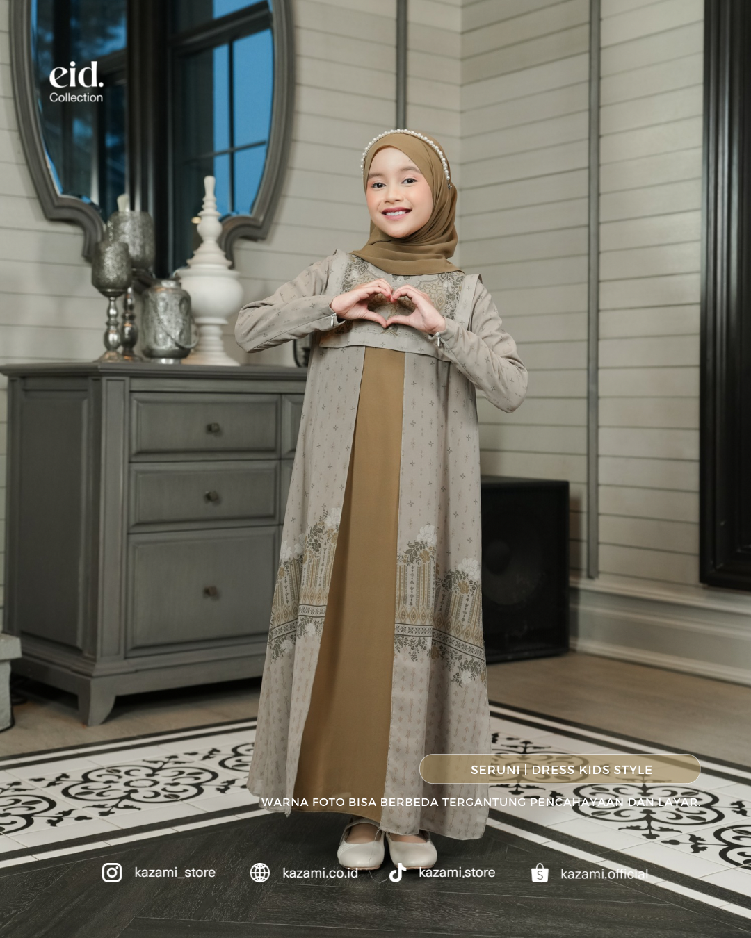 Kazami - Selaras Lembayung Dress Anak Style 1
