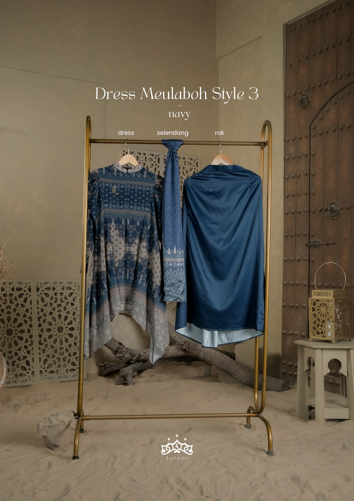 Kazami - Dress Dewasa Meulaboh Kasih Style 3 Atasan set Rok