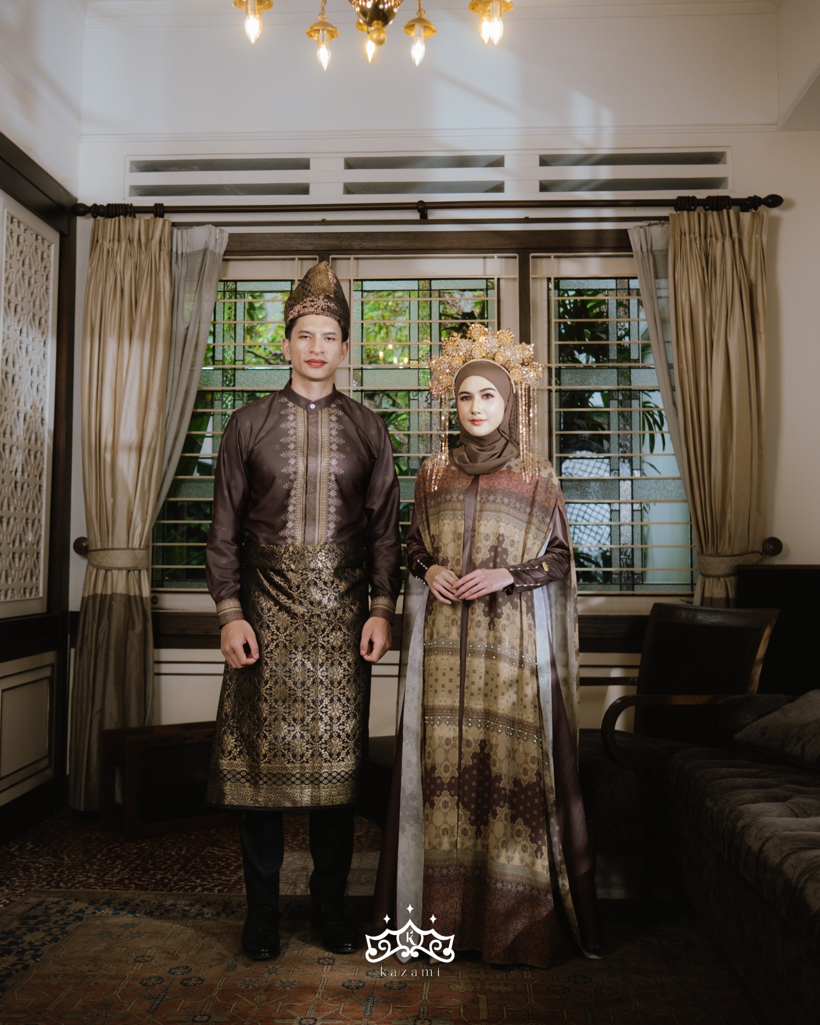 Kazami - Dress / Gamis Meulaboh Kasih Style 1 Set Inner Outer