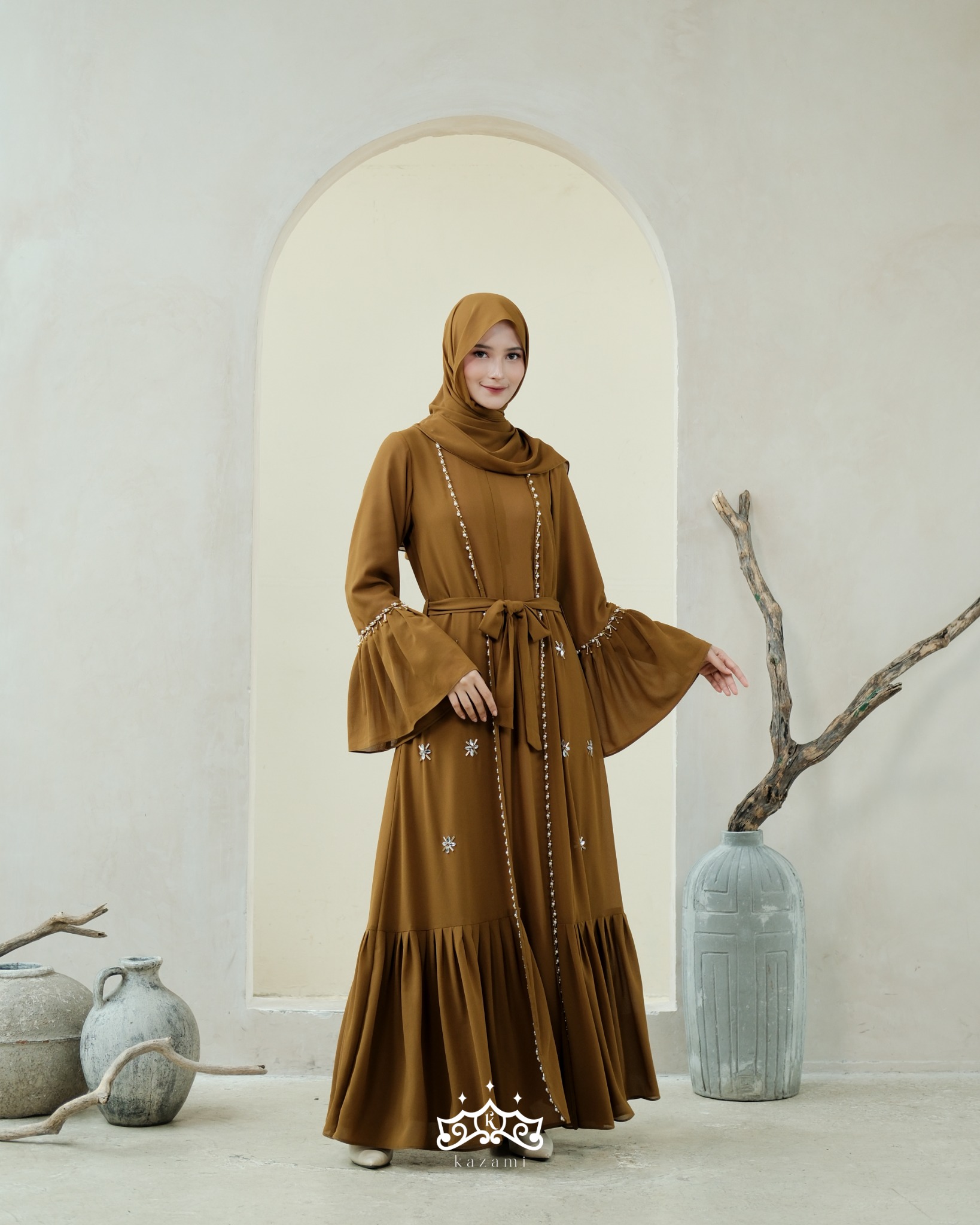 Kazami - Dress Ulyya Abaya Special New Color Set Pashmina