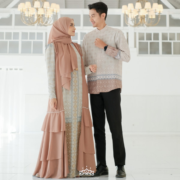 Kazami - Koko Sangsata Dewasa Lengan / Tangan Panjang Katun Dobby Etnic Premium
