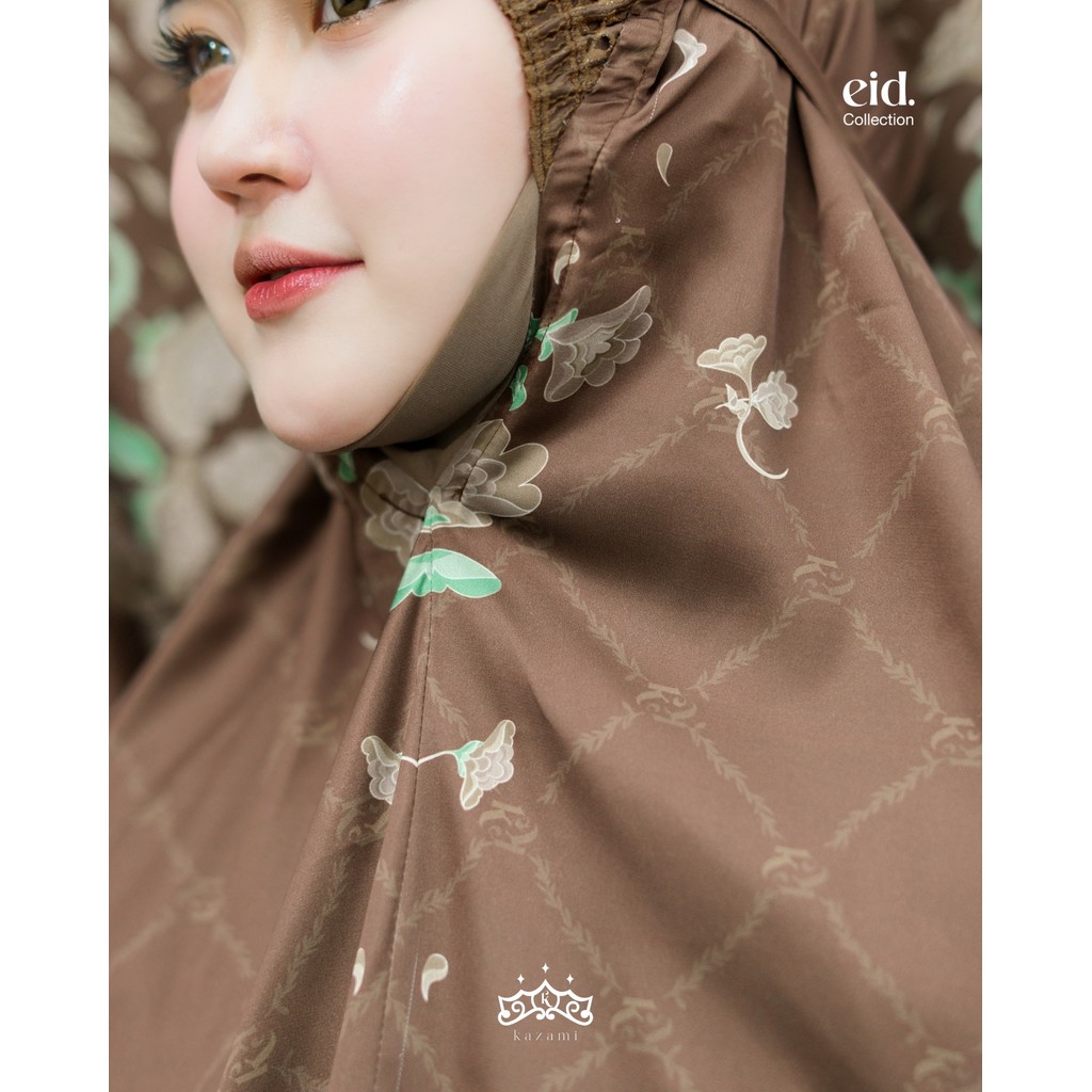 Kazami - Mukena / Tekekung Ainun Printing Motif Bunga