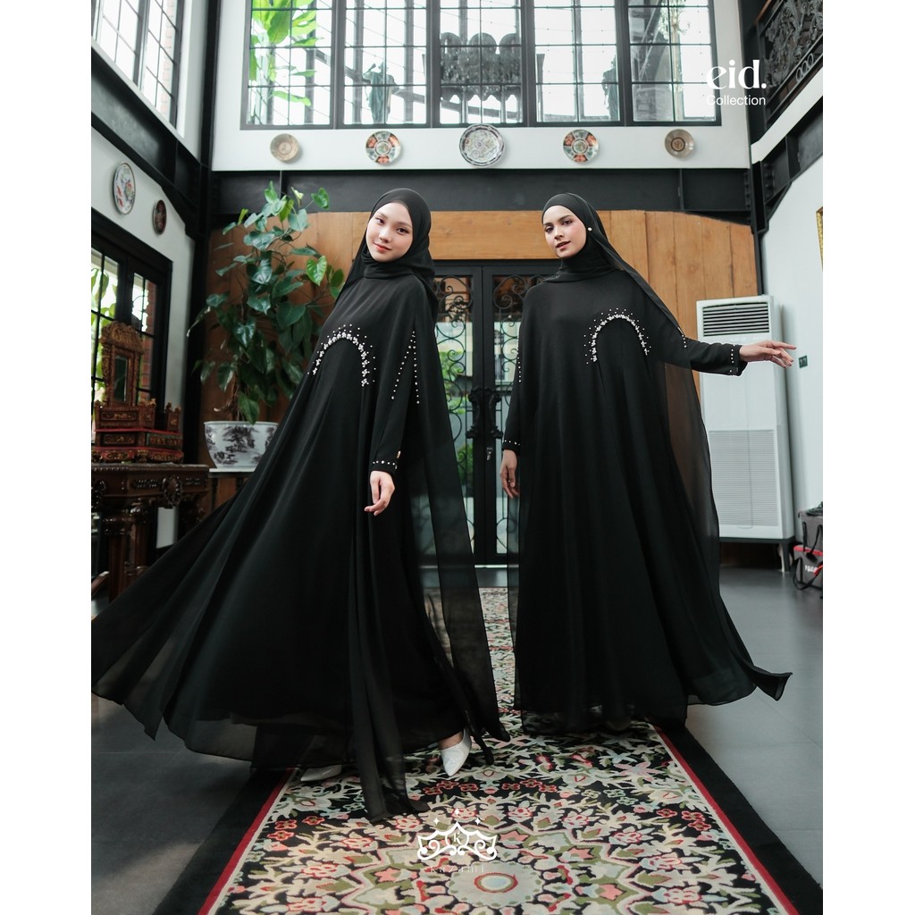 Kazami - Abaya Luna Payet Set Outer dan Inner