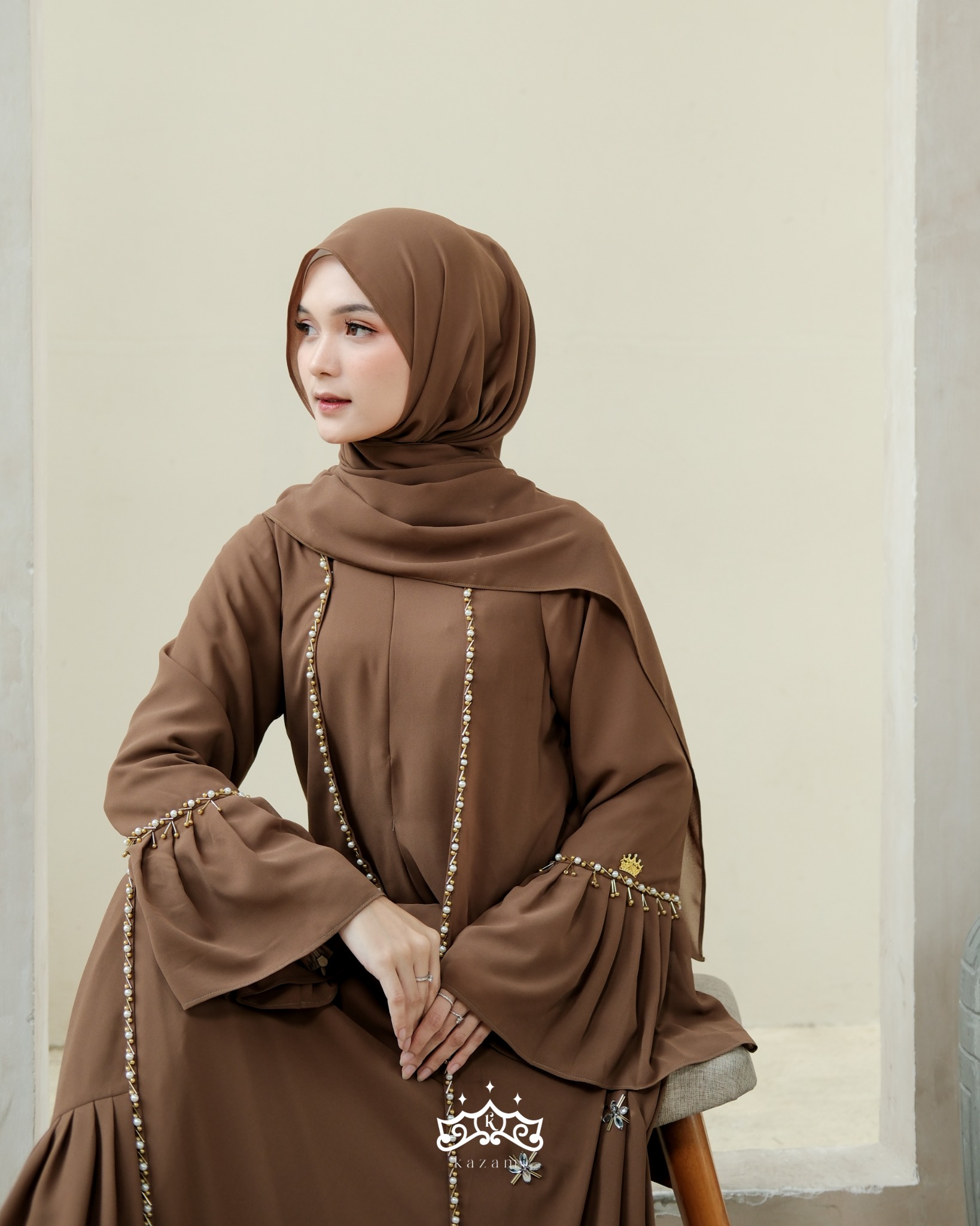 Kazami - Dress Ulyya Abaya Special New Color Set Pashmina