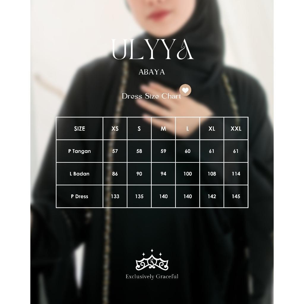 Kazami - Dress Ulyya Abaya Special New Color Set Pashmina