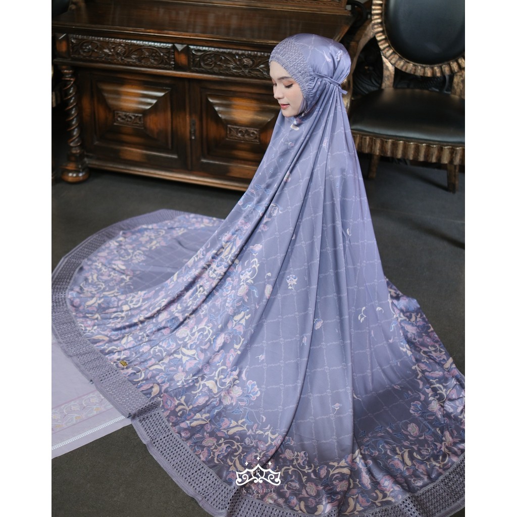 Kazami - Mukena / Tekekung Ainun Printing Motif Bunga