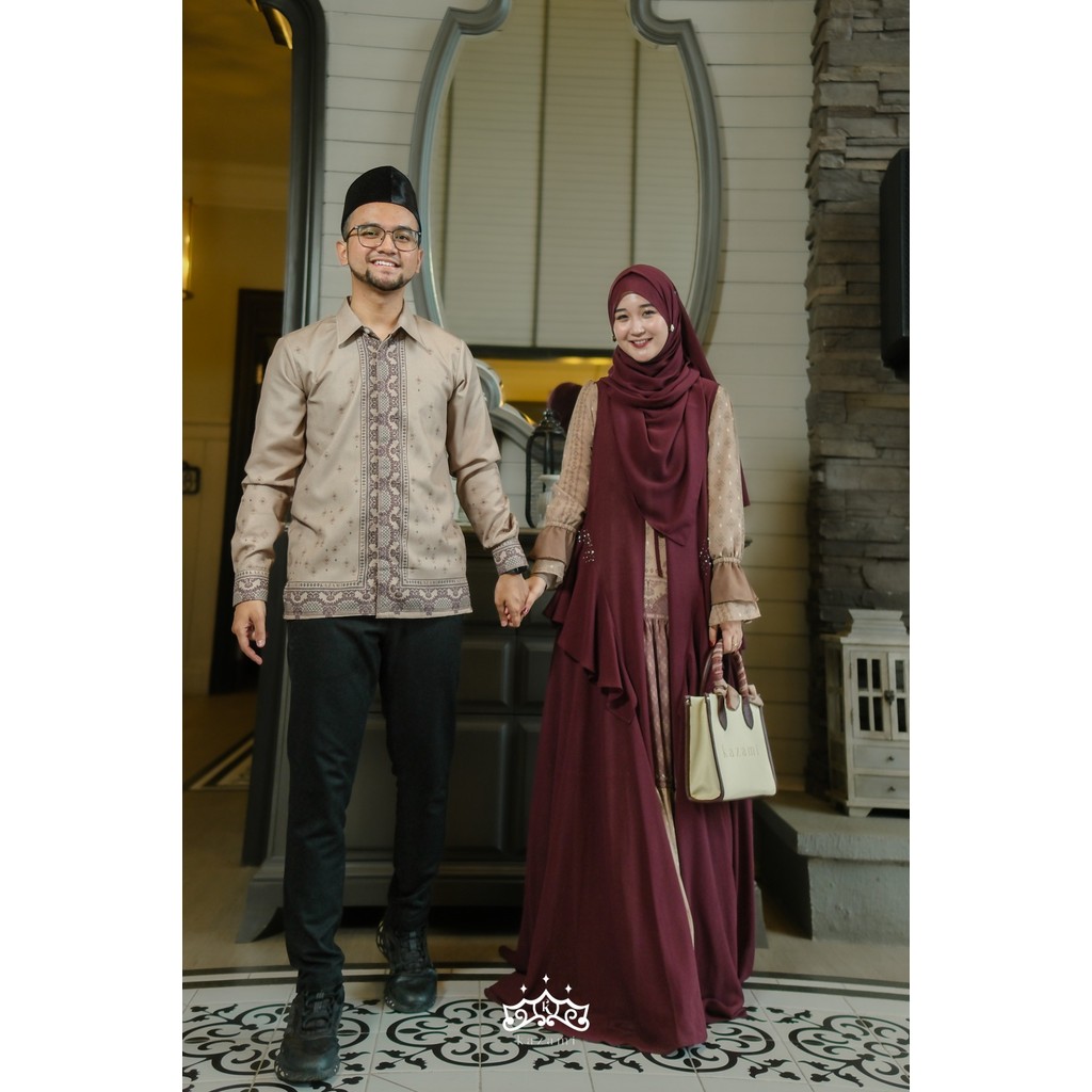 Kazami - Koko Dewasa Sarimbit Bahtera Cinta Lengan / Tangan Panjang Free Sarung