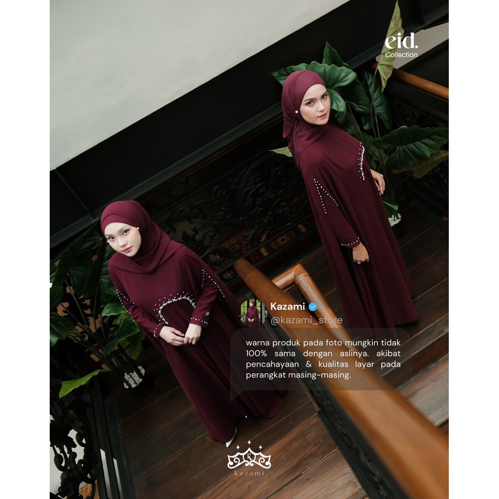 Kazami - Abaya Luna Payet Set Outer dan Inner