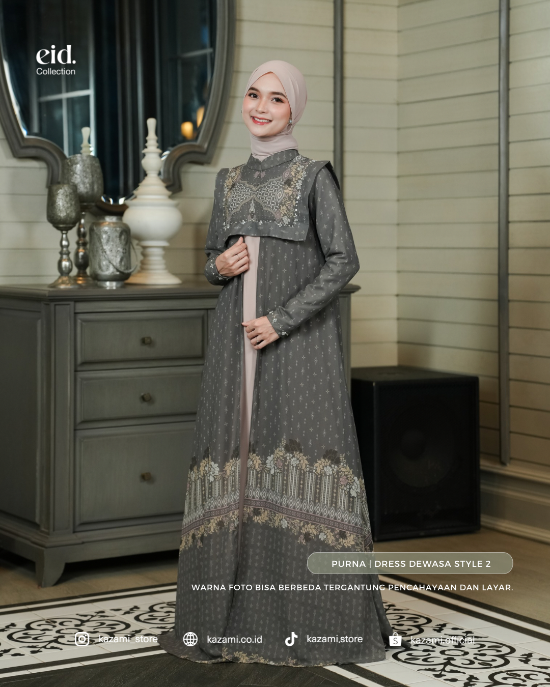Kazami - Selaras Lembayung Dress Dewasa Style 2