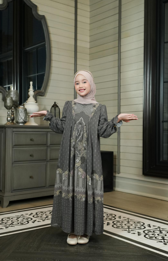 Kazami - Selaras Lembayung Dress Anak Style 2