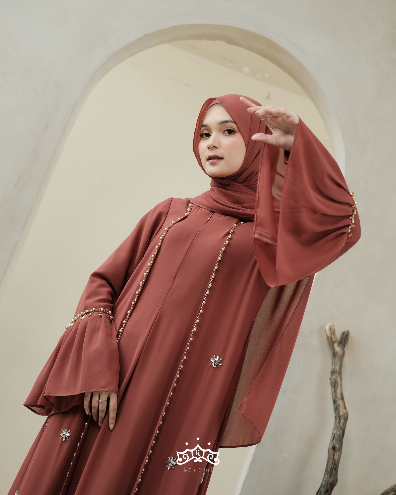Kazami - Dress Ulyya Abaya Special New Color Set Pashmina