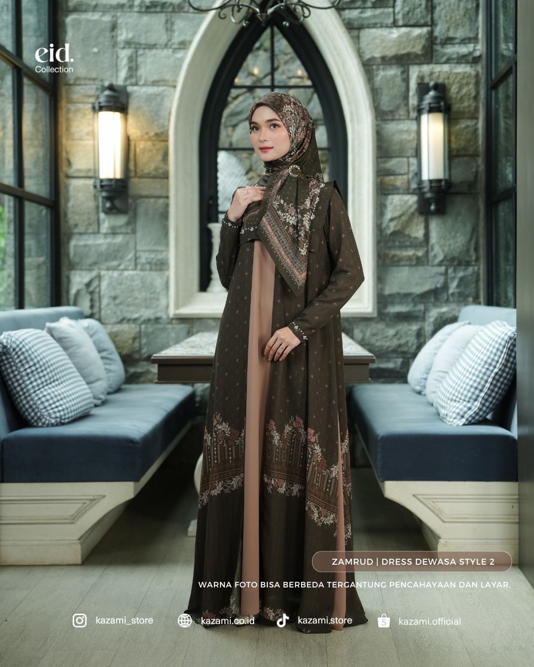 Kazami - Selaras Lembayung Dress Dewasa Style 2