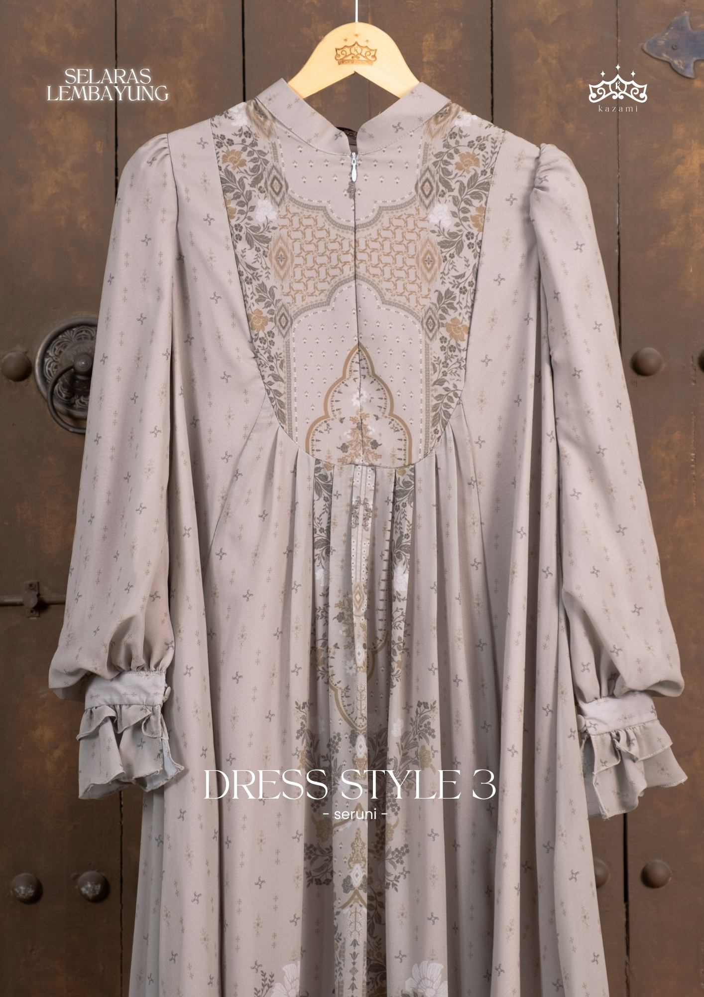 Kazami - Selaras Lembayung Dress Dewasa Style 3
