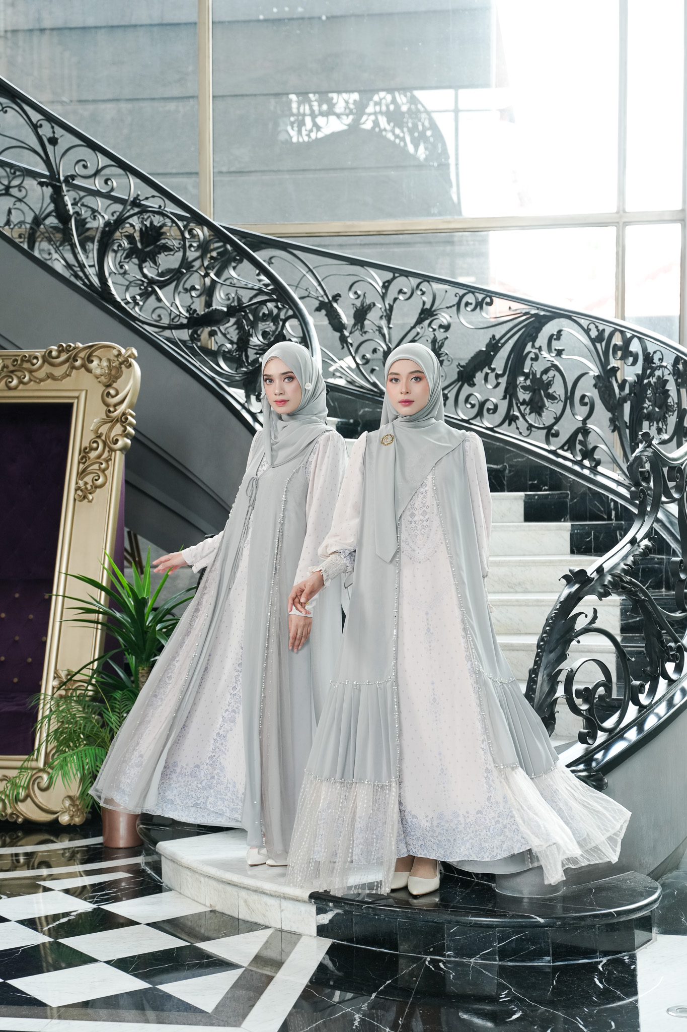 Kazami - Dress  Motif Sarimbit Gemersik Raya  Blushmarine