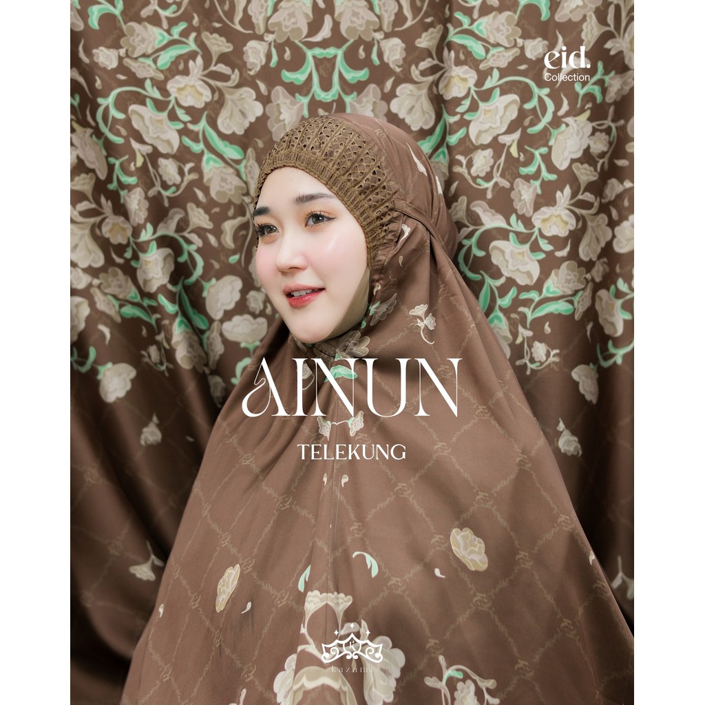 Kazami - Mukena / Tekekung Ainun Printing Motif Bunga