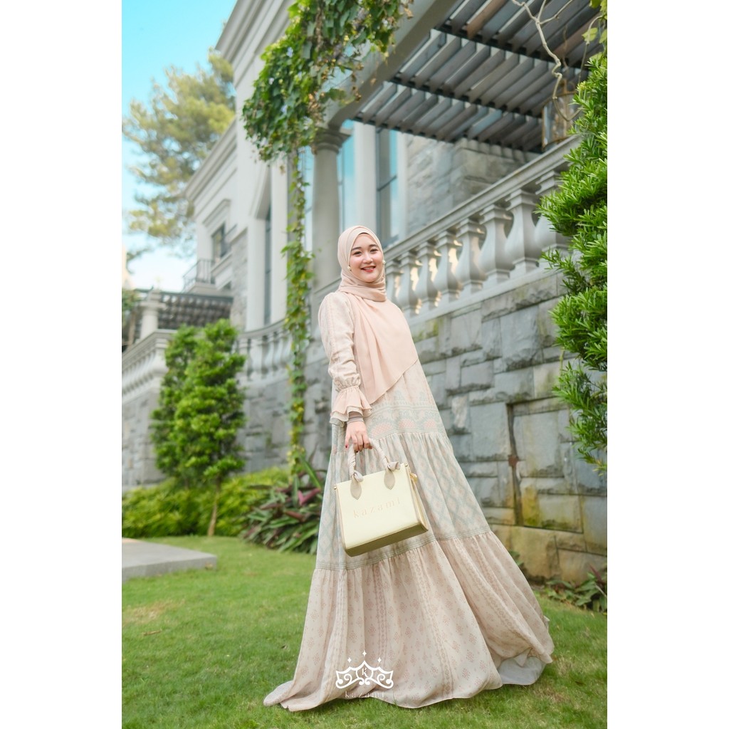 Kazami - Dress Gamis Sarimbit Motif Bahtera Cinta Style 2