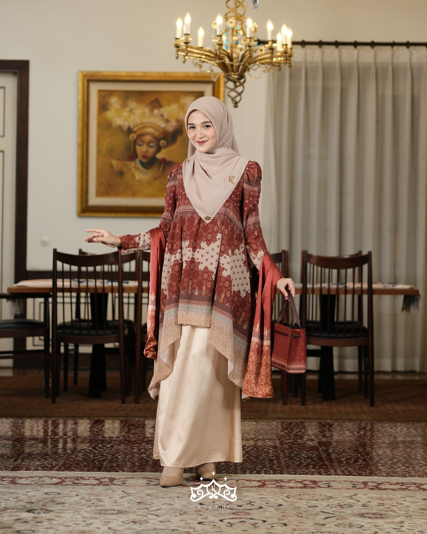 Kazami - Dress Dewasa Meulaboh Kasih Style 3 Atasan set Rok