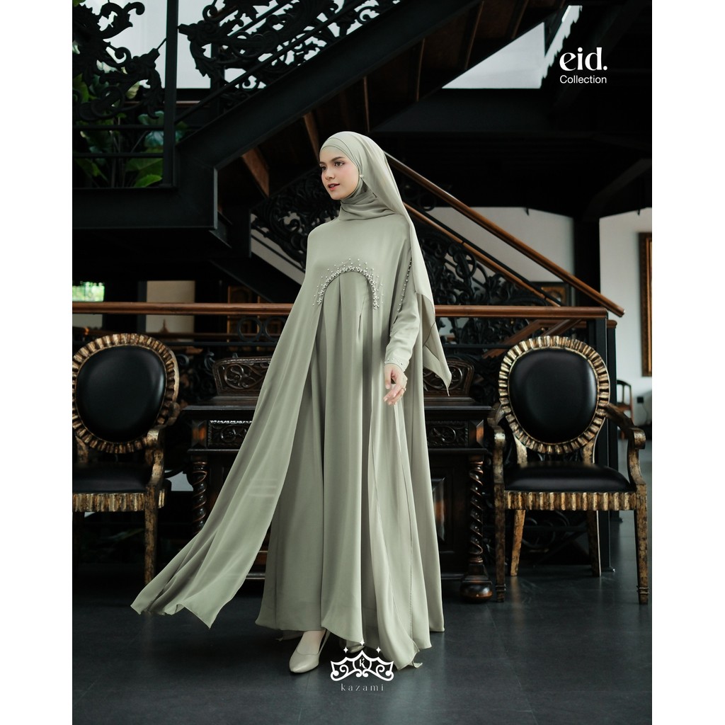 Kazami - Abaya Luna Payet Set Outer dan Inner
