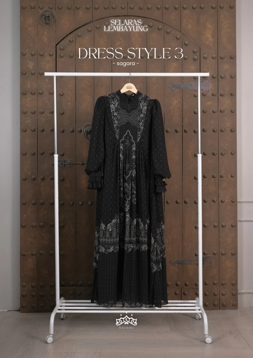 Image of Kazami - Selaras Lembayung Dress Dewasa Style 3