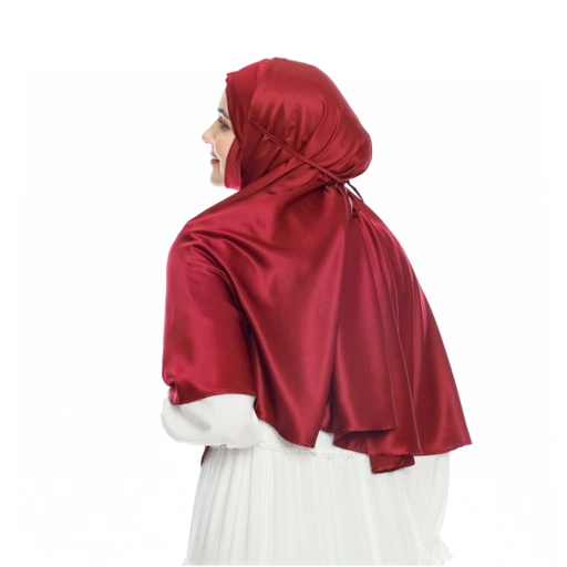 Image of Nadia Instant Khimar in Bordo