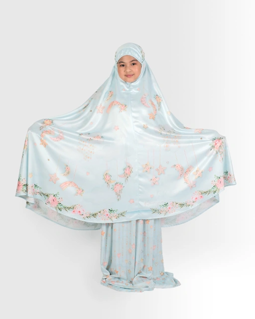 Image of Meteor Garden Blue - Prayer Robe For Kids