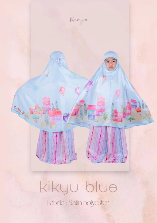 Image of Kikyu Blue - Prayer Robe For Kids