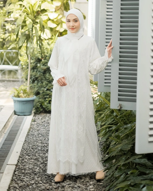 Image of Sabrina Dress - Off White