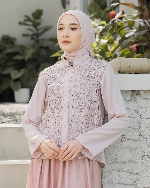 Image of Khalilah Blouse - Dusty Pink