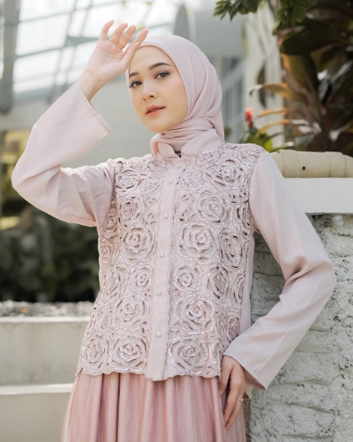 Image of Khalilah Blouse - Dusty Pink