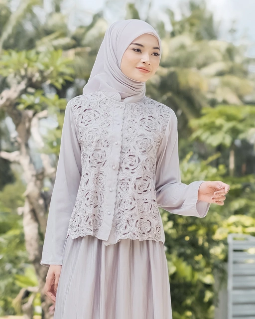 Image of Khalilah Blouse - Mushroom