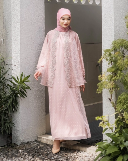 Image of Fey Dress - Dusty Pink