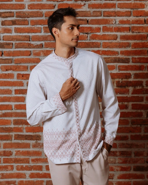 Image of Juna Men's Shirt - Almond