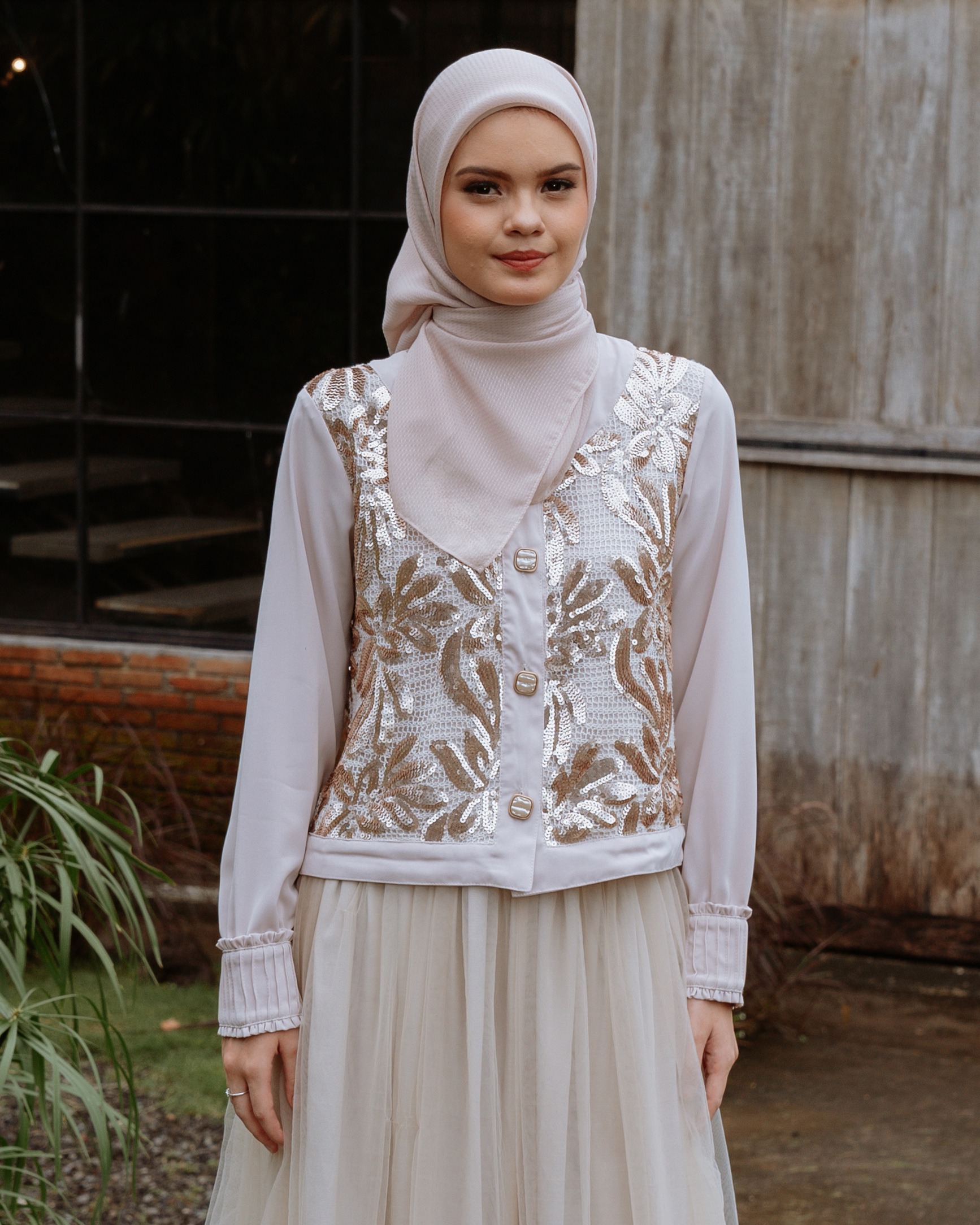 Inara Blouse - Beige