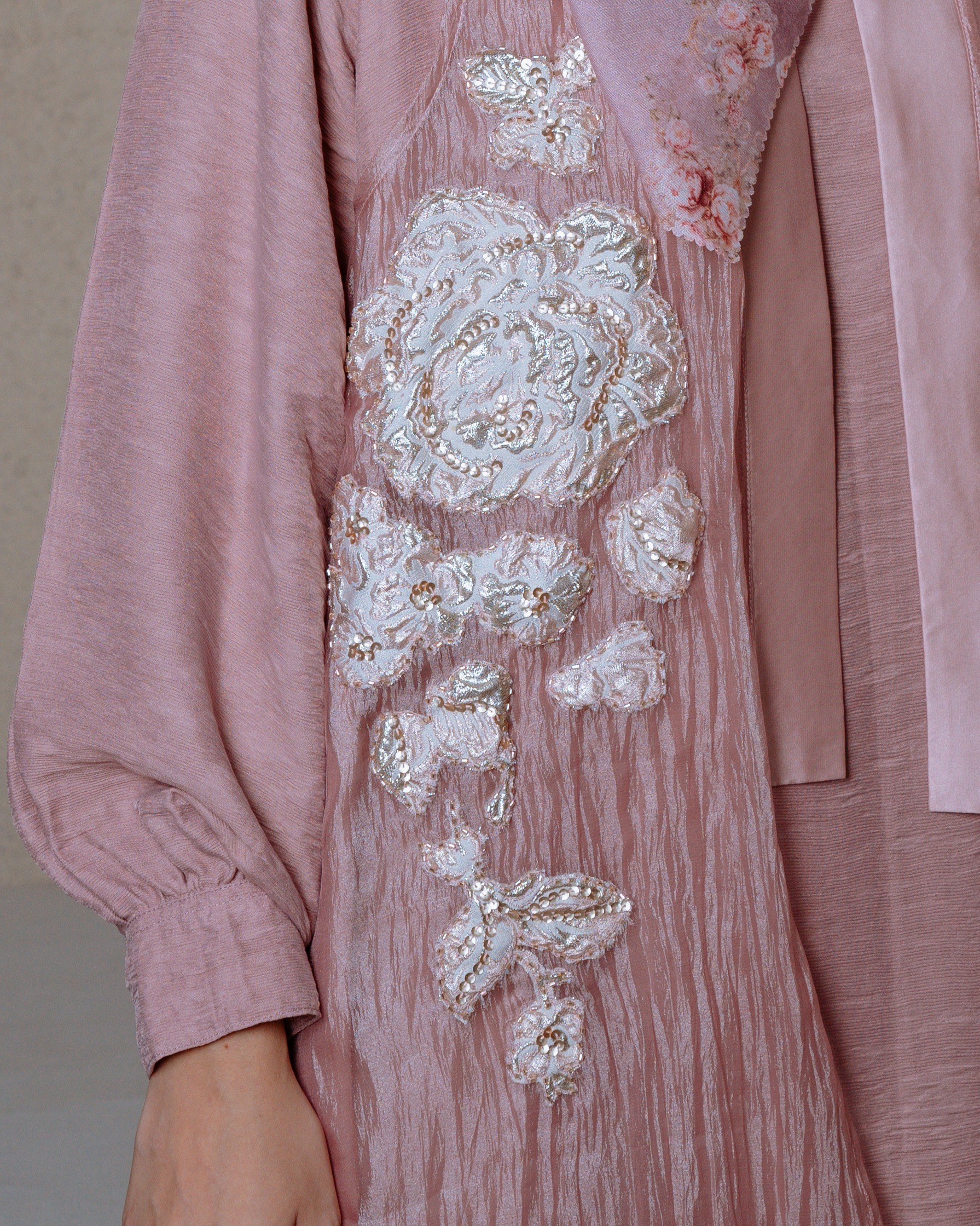 Atiqah Dress - Rose Gold