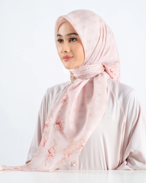 Peony Scarf - Blush
