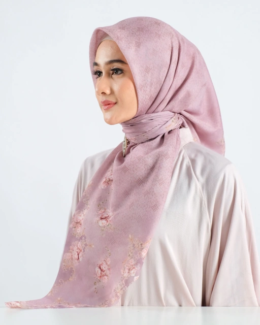 Image of Peony Scarf - Light Framboise