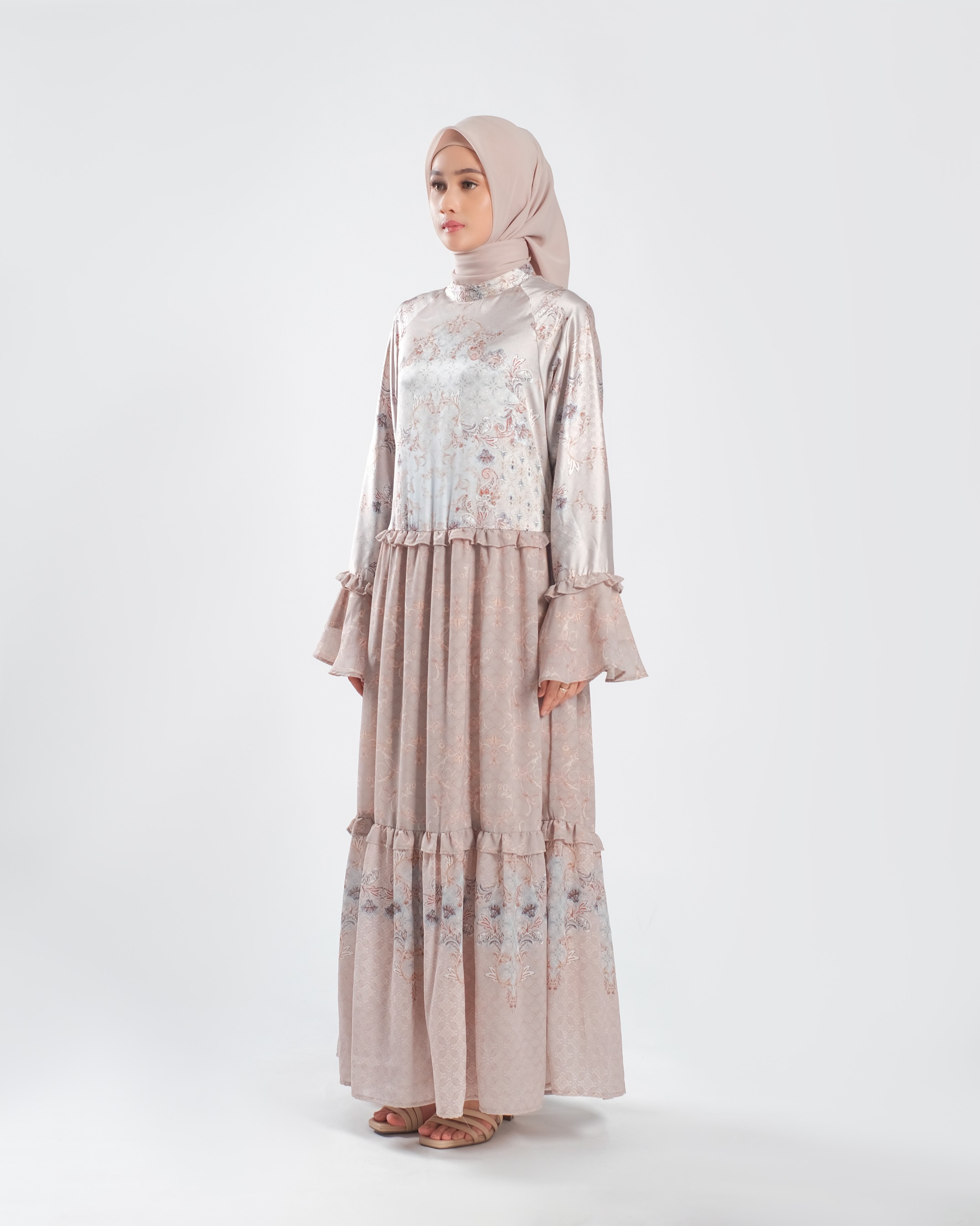 Enisa Dress - Tan