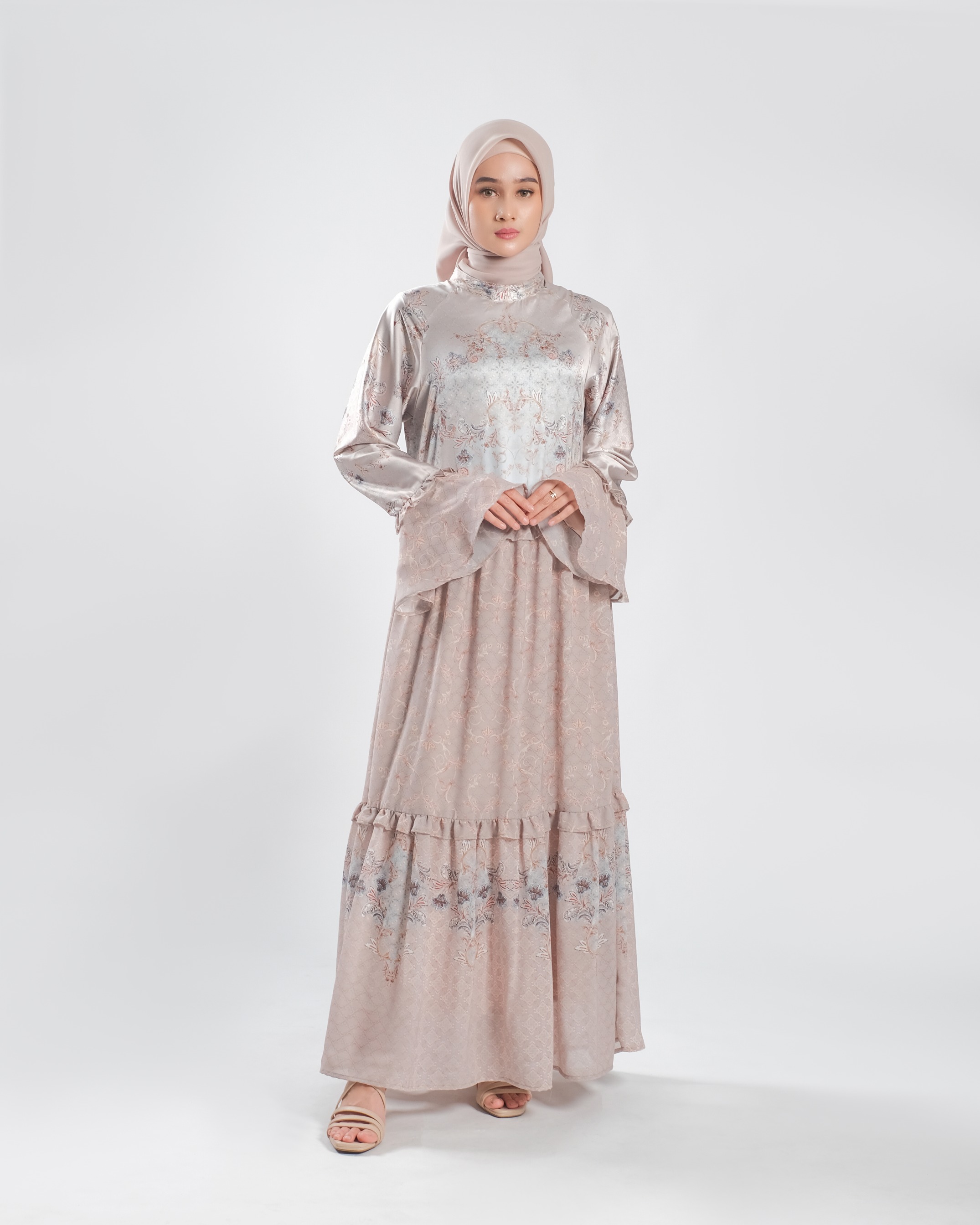 Enisa Dress - Tan