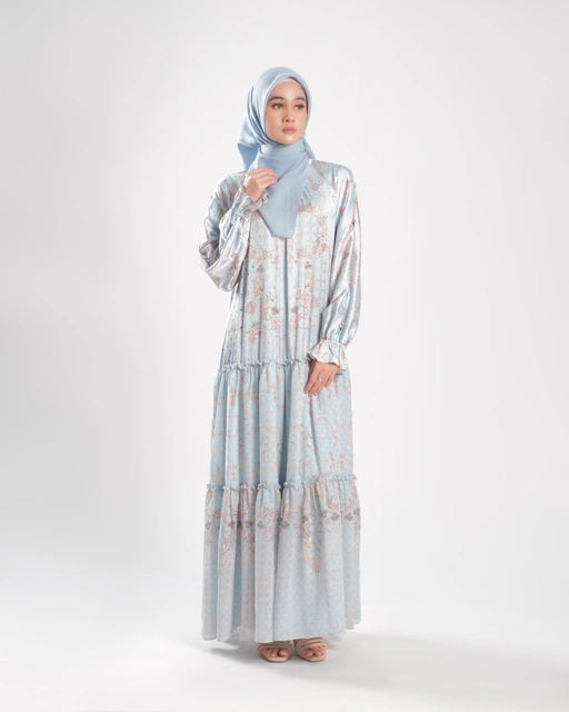 Image of Emairah Dress - Blue