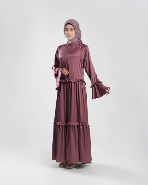 Image of Alraisha Dress - Maroon