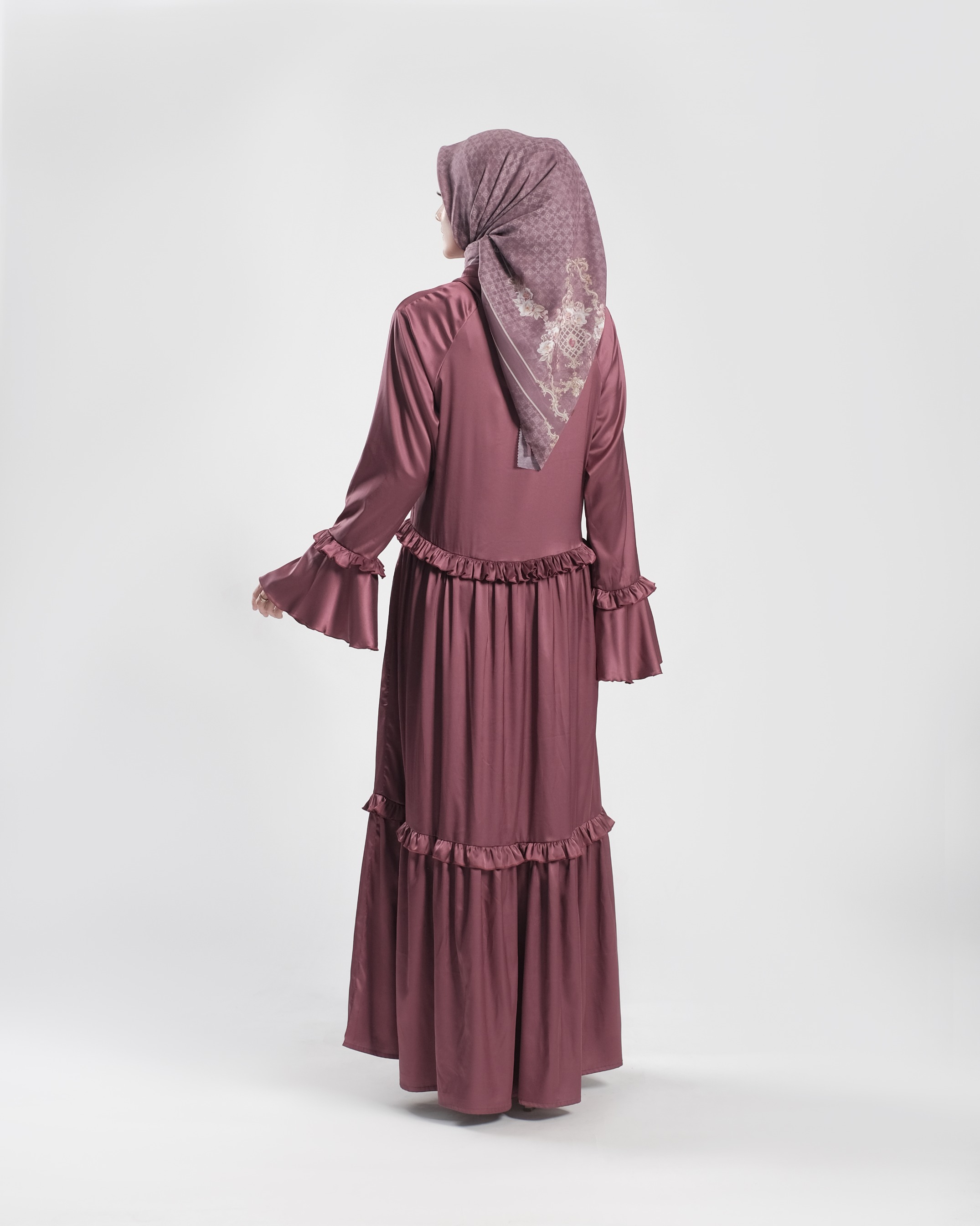 Alraisha Dress - Maroon