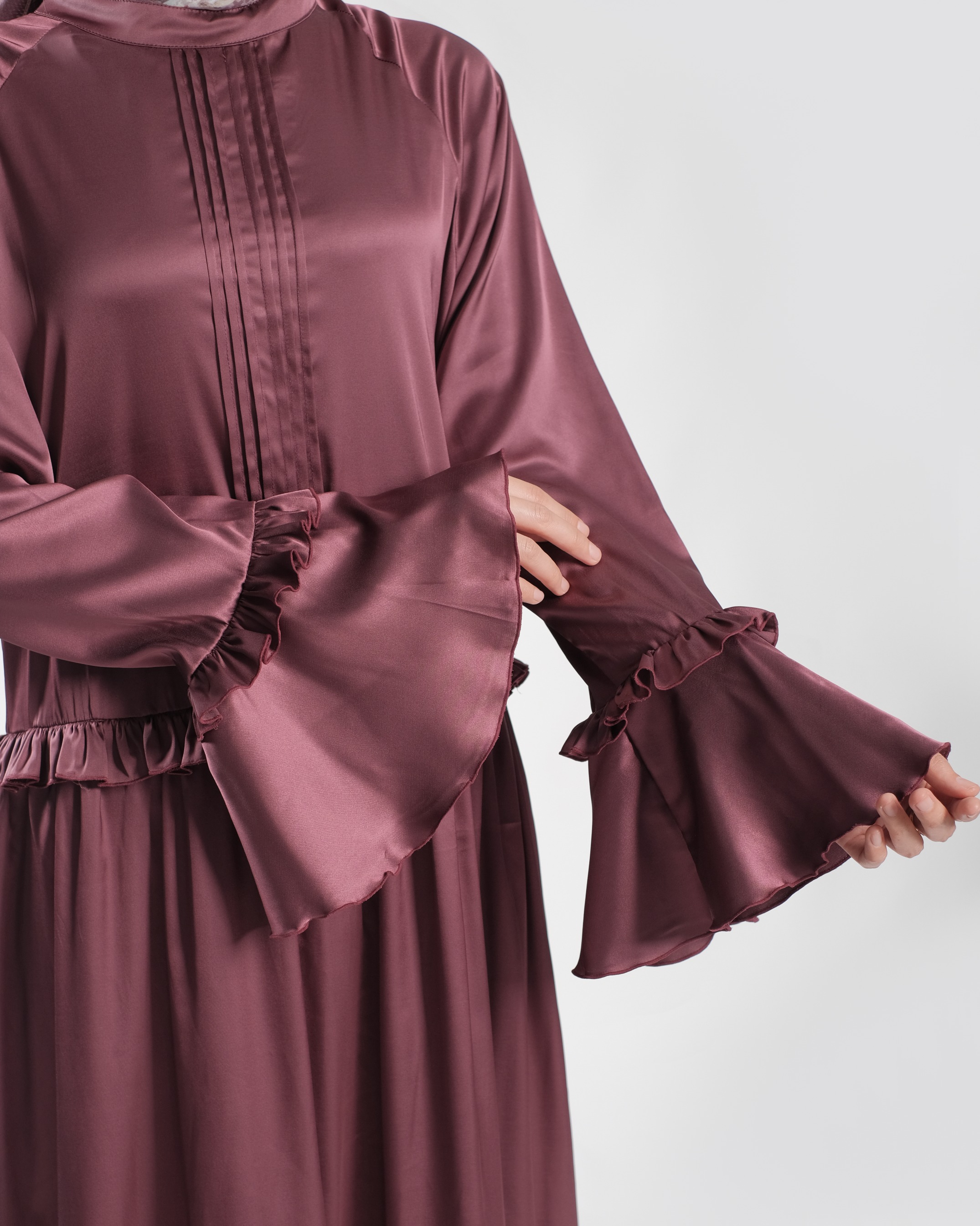Alraisha Dress - Maroon