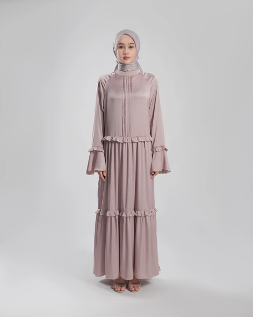 Image of Alraisha Dress - Mushroom